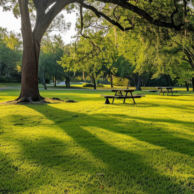 community grassed area